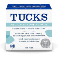 Мазь от геморроя TUCKS Medicated Cooling Pads, 100 Count 
