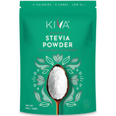 Заменитель сахара стевия Kiva Organic Stevia Powder 398 servings 8 oz.