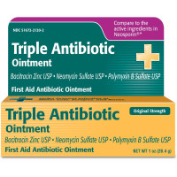 Мазь с тройным антибиотиком TARO First Aid Triple Antibiotic Ointment for Minor Cuts, Scrapes and Burns               США