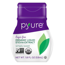 Заменитель сахара стевия Pyure Organic Stevia Liquid Sweetener Keto Sugar Substitutes 1.8 oz