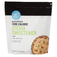 Заменитель сахара стевия Amazon Brand - Happy Belly Granulated Zero Calorie Stevia Sweetener, 9.7 Ounce