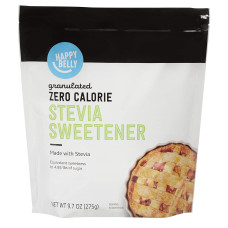 Заменитель сахара стевия Amazon Brand - Happy Belly Granulated Zero Calorie Stevia Sweetener, 9.7 Ounce