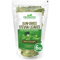 Заменитель сахара стевия HerbaZest Sun-Dried Stevia Leaves - 6oz (170g)