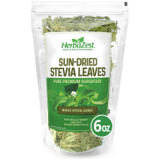 Заменитель сахара стевия HerbaZest Sun-Dried Stevia Leaves - 6oz (170g)
