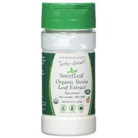 Заменитель сахара стевия SweetLeaf Organic Stevia Leaf Extract 0.9 Oz
