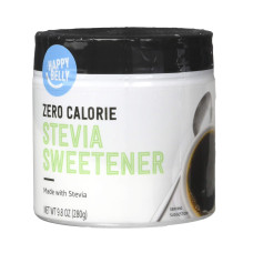 Заменитель сахара стевия Amazon Brand - Happy Belly Zero Calorie Stevia Sweetener, 9.8 Ounce (Jar)