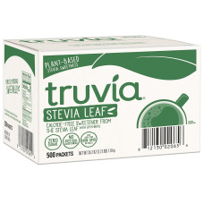 Заменитель сахара стевия Truvia Original Calorie-Free Sweetener from the Stevia Leaf Packets, 35.25 oz Box, 500 Count (Pack of 1)