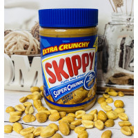 Арахісова паста SKIPPY безглютенова зі шматочками горішків, 462 г