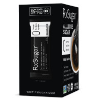 Сахарозаменитель аллюлоза RxSugar 30 Stick Pack Carton Zero Calorie Allulose Keto Sugar Replacement Individual 10g Packets